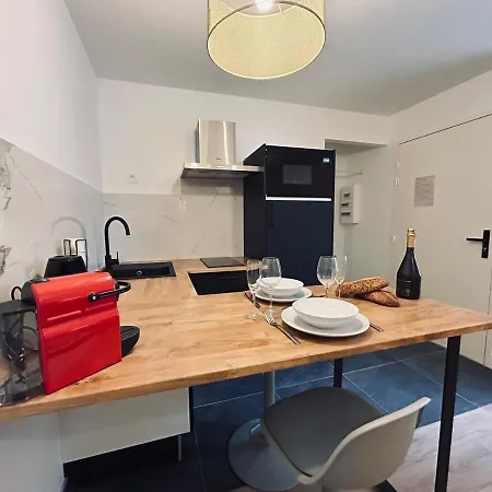 4 Clairmarais T2 Chic Et Cocooning Proche Centre Lägenhet *