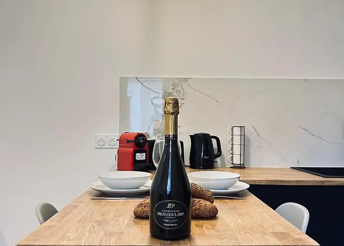 4 Clairmarais T2 Chic Et Cocooning Proche Centre Apartment Reims